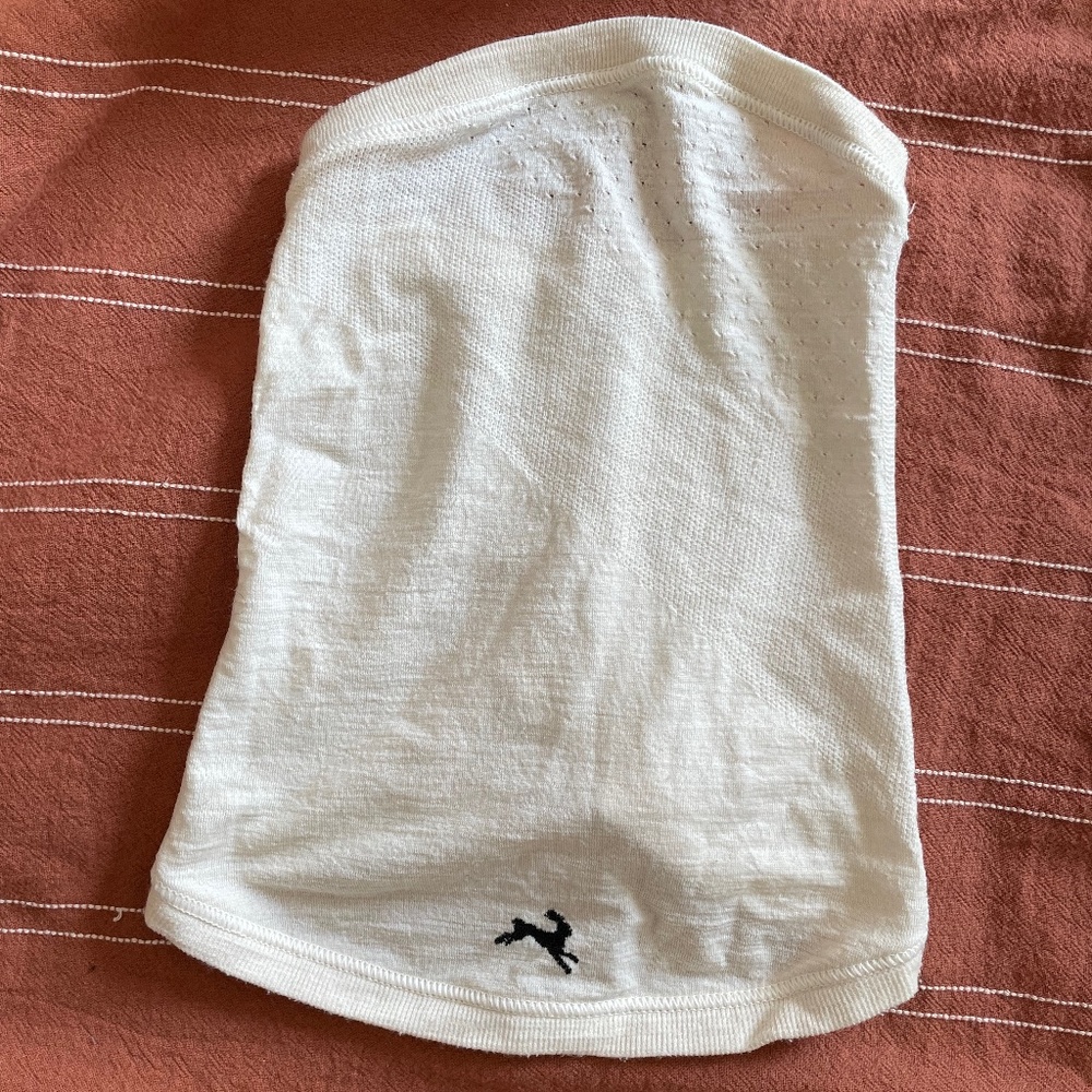 Tracksmith Brighton Neckwarmer/Gaiter - Cream